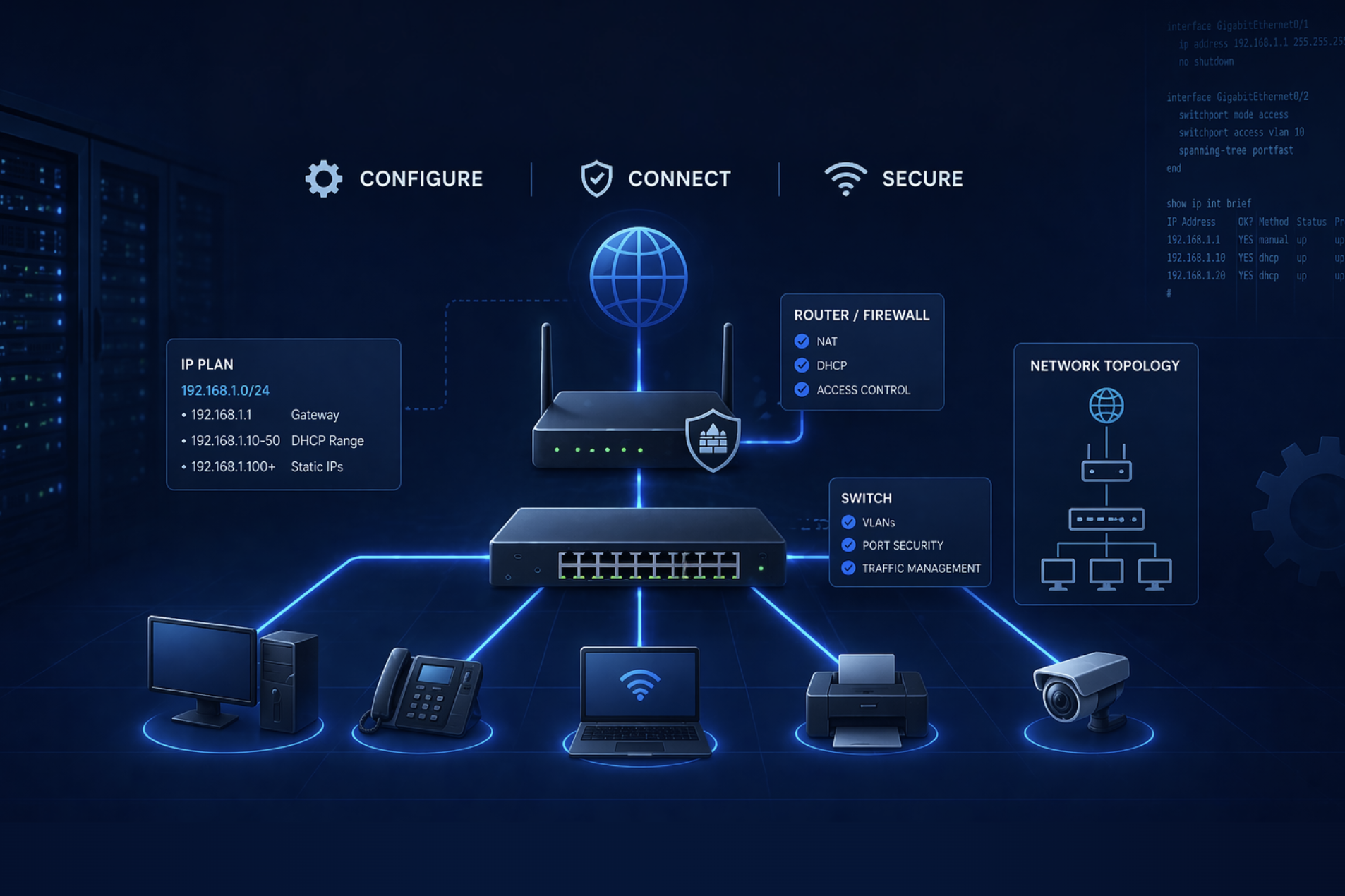 Network Setup & Configuration